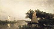 Arthur Quartley On Synepuxent Bay Maryland china oil painting artist